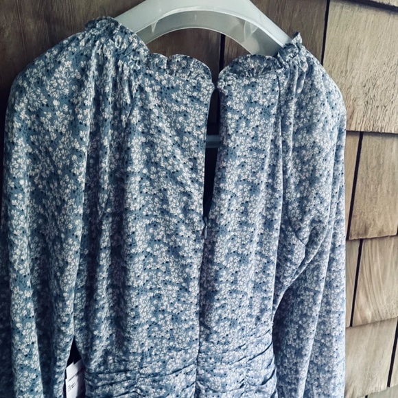 Revolve ASTR Tiered Ruffle Floral Mini Dress  Romantic Prairie Cottagecore S - Picture 15 of 16